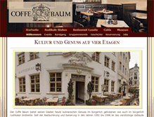 Tablet Screenshot of coffe-baum.de